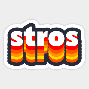 stros throwback Sticker